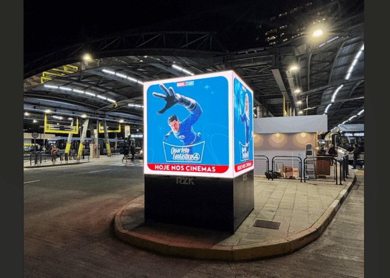 Quarteto Fantástico nos Cubos Digitais da RZK Digital