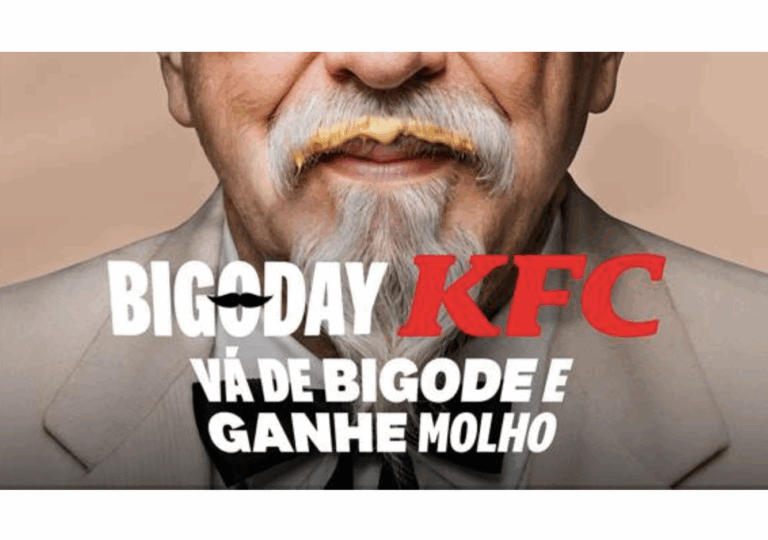 KFC lança campanha de molhos e celebra o Dia do Bigode