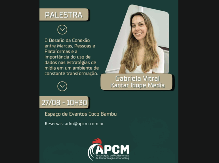 Uso de dados e futuro da TV 3.0 são temas de palestra APCM