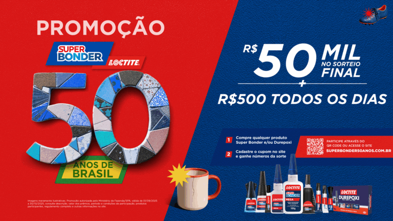Super Bonder celebra 50 com nova campanha