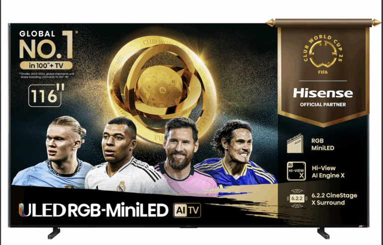 Hisense lança no Brasil a TV UX de 116”