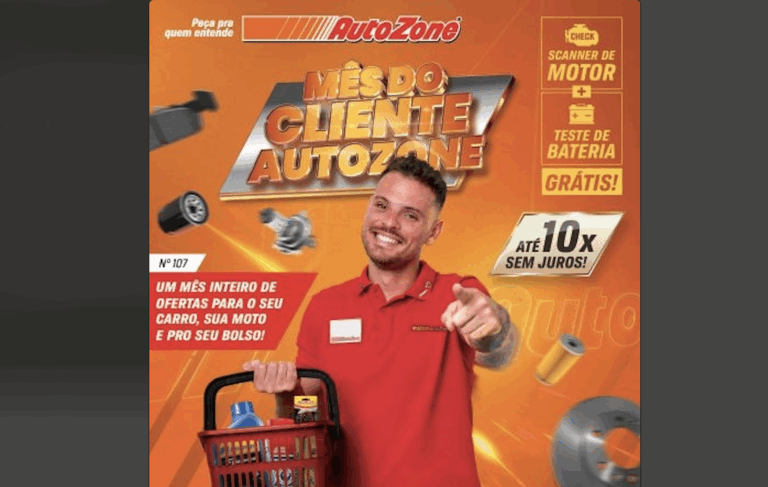 AutoZone Brasil lança campanha “Mês do Cliente”