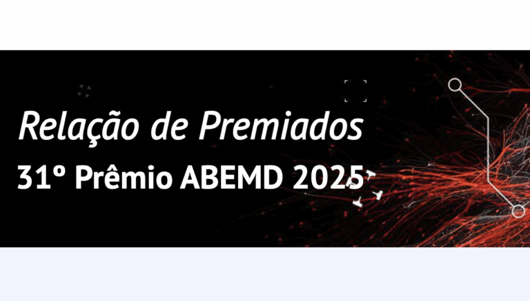 Relação de Premiados do 31º Prêmio ABEMD 2025