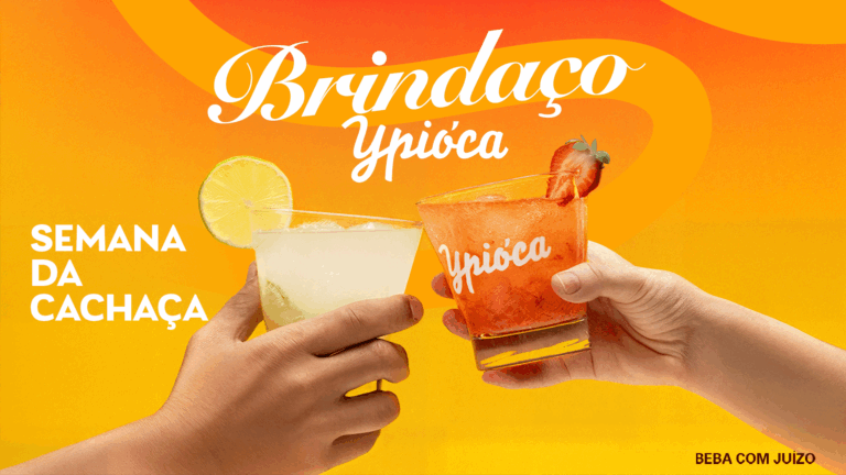 Ypióca apresenta campanha Brindaço