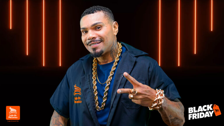 Naldo Benny estrela Black Friday da Loja do Mecânico