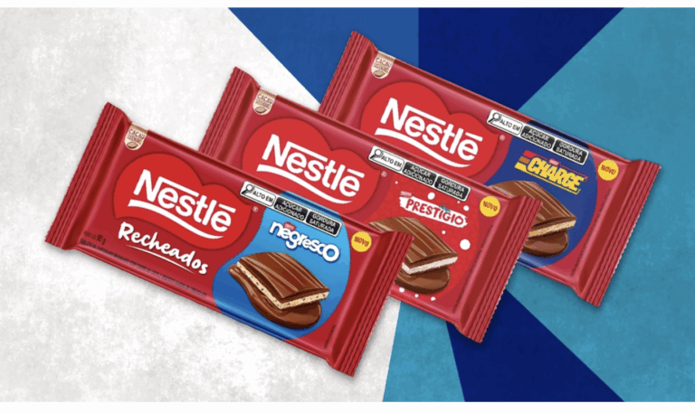 Nestlé apresenta nova linha de chocolates recheados