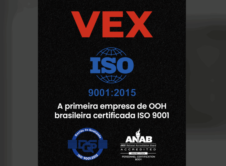 VEX conquista certificação ISO 9001