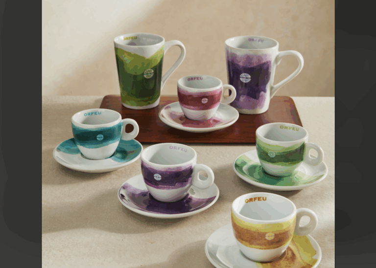 Orfeu Cafés Especiais apresenta nova coleção de xícaras