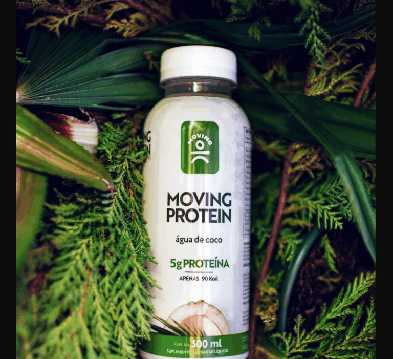 Moving lança água de coco proteica