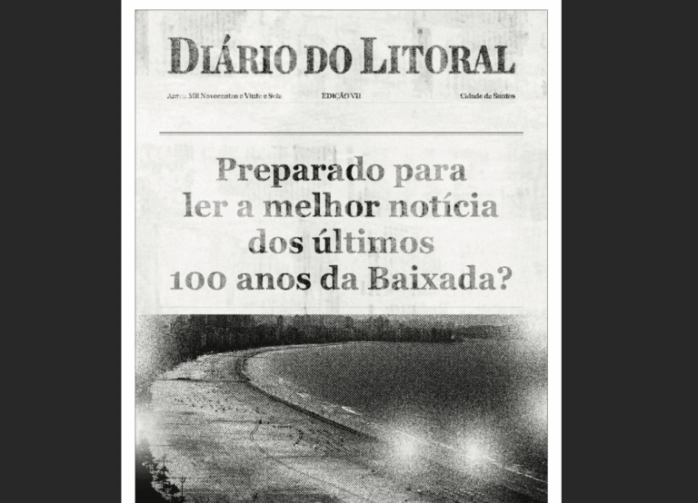 Diário do Litoral, do grupo GMG, lança capa histórica