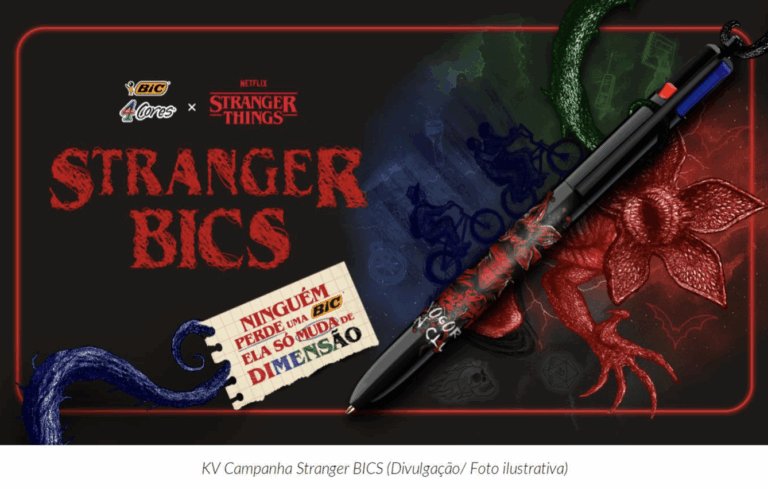BIC revela nova linha Stranger Things