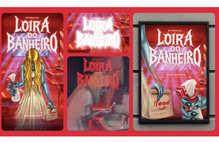 iFood invoca a Loira do Banheiro no Halloween