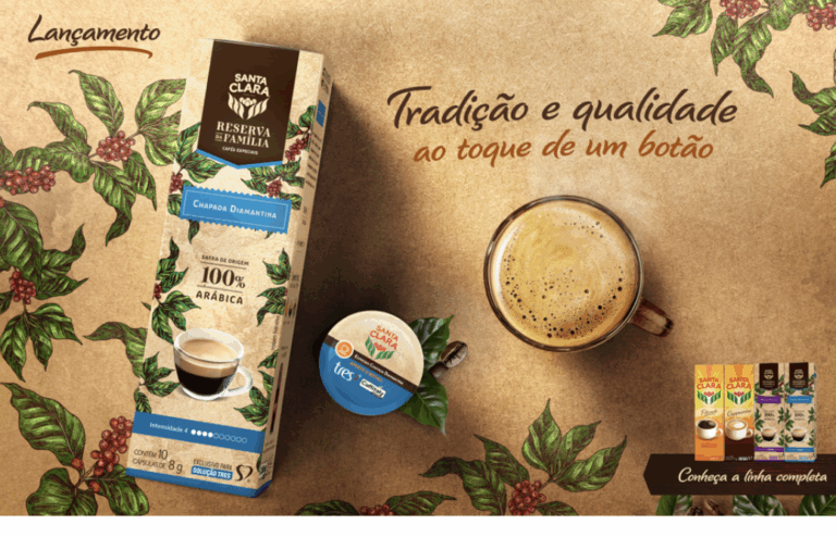 Santa Clara amplia portfólio de cafés em cápsulas