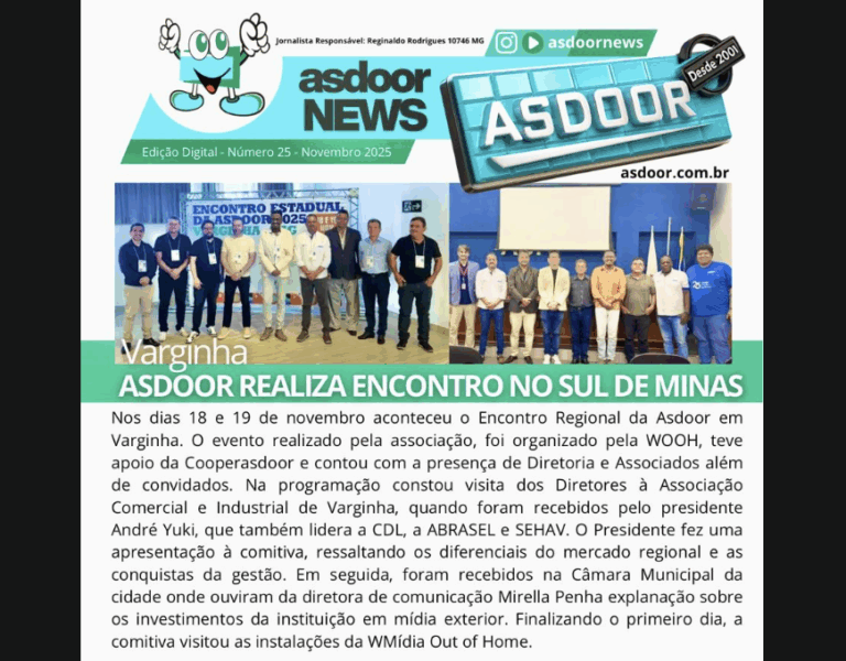 ASDOOR realiza encontro no Sul de Minas