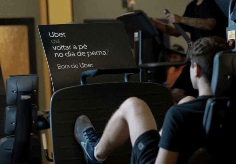 Uber ressalta o uso do app no cotidiano