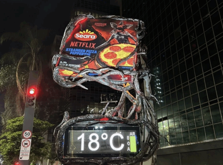 Seara leva a linha Stranger Things para as ruas de SP