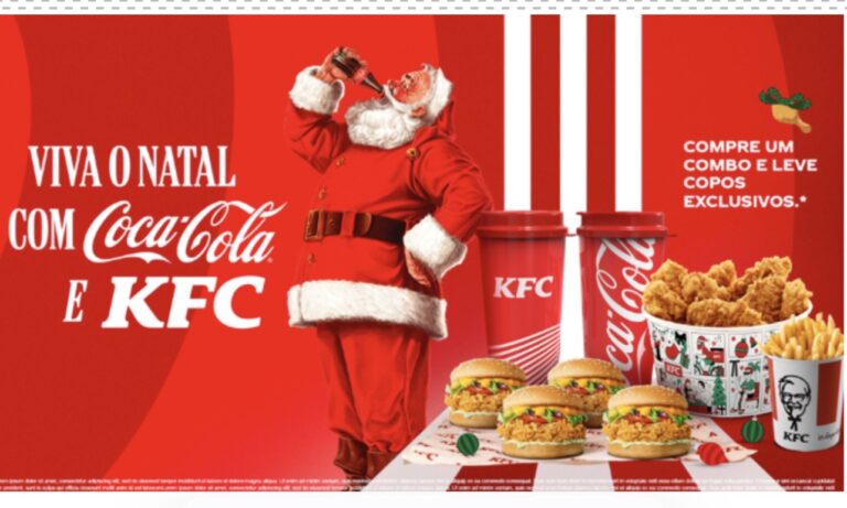 KFC e Coca-Cola lançam campanha nacional de Natal