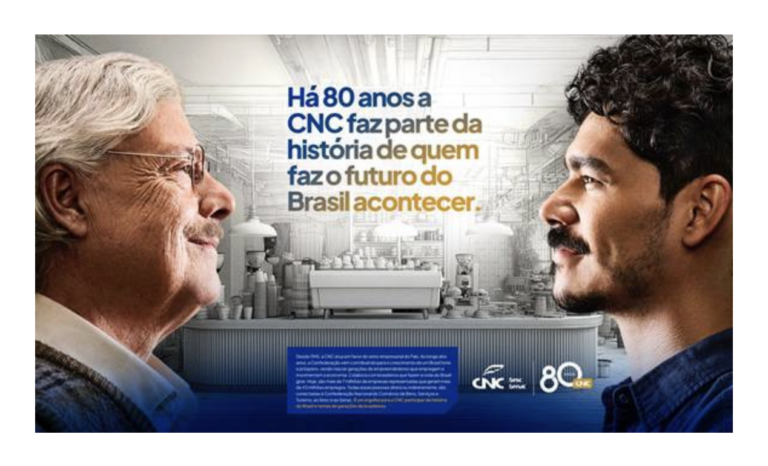 Campanha dos 80 anos da CNC celebra representatividade