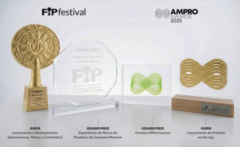 BYD vence AMPRO Awards e FIP Festival