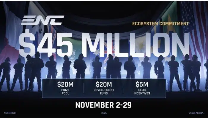 Esports Nations Cup terá premiação de US$ 45 milhões