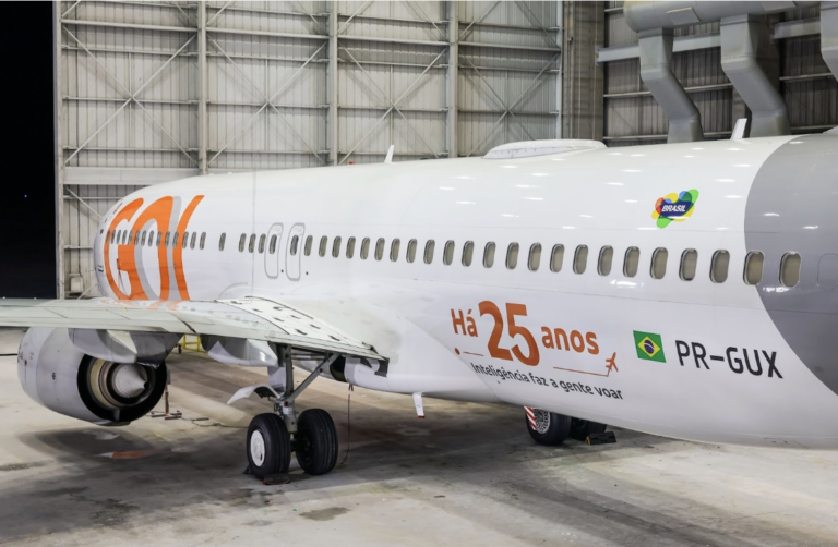 25 anos da GOL ganham os céus com nova aeronave