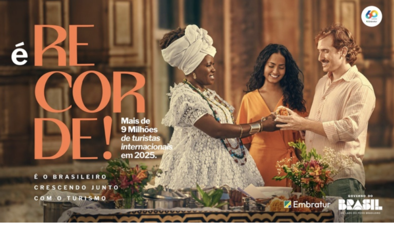Embratur celebra recorde de turistas internacionais