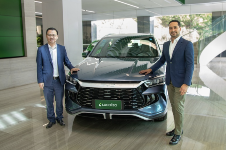 Localiza&Co anuncia acordo com a BYD