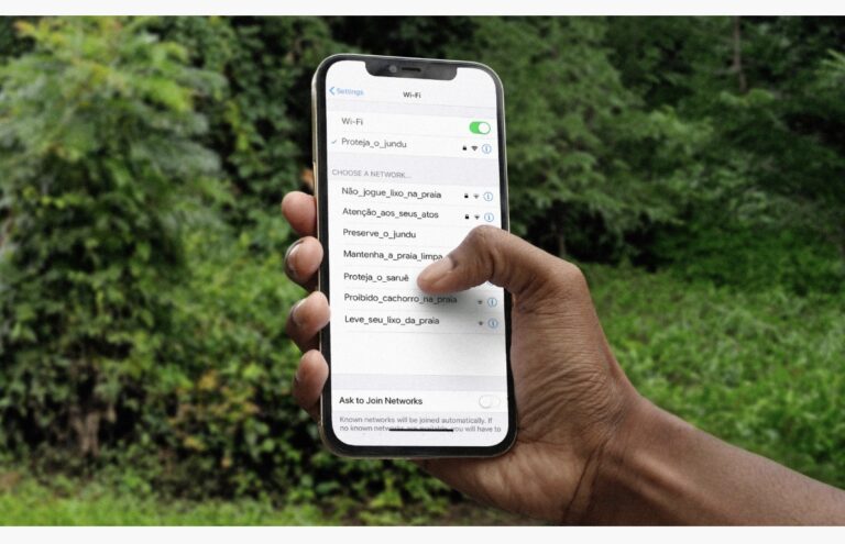 Ação transforma wi-fi em defesa ao meio-ambiente