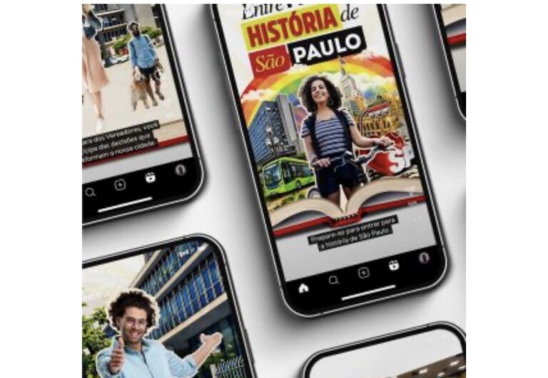 Octopus leva linguagem pop-up para campanha da Câmara de SP