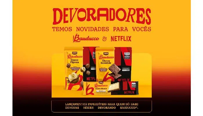 Bauducco® e Netflix se unem em nova linha exclusiva de snacks