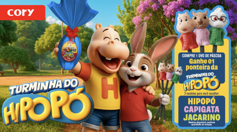 Ovo de Páscoa do Hipopó retorna ao mercado