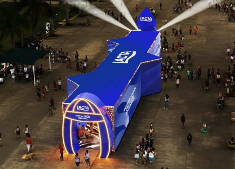 Lacta invade Parque Villa-Lobos com parreira de ovos