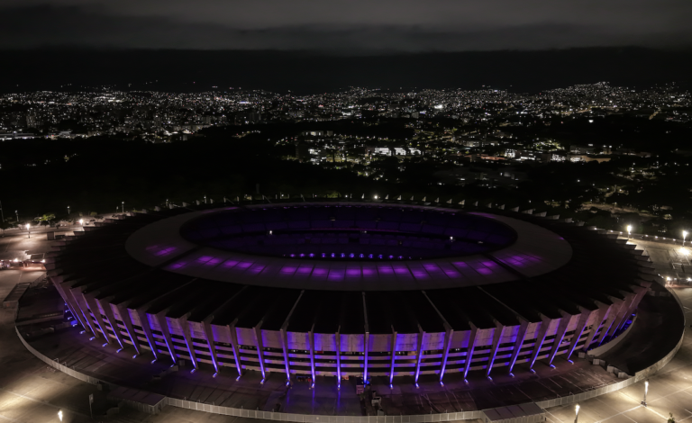 Mineirão e Arena MRV “vestem roxo” com a Sólides