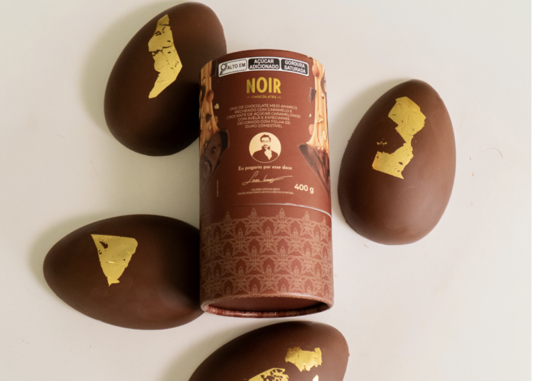 NOIR Chocolates lança collab com Lucas Corazza