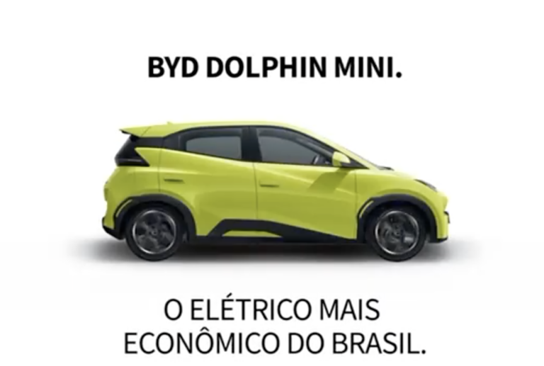 BYD Dolphin Min afirma que custa pouco rodar muito