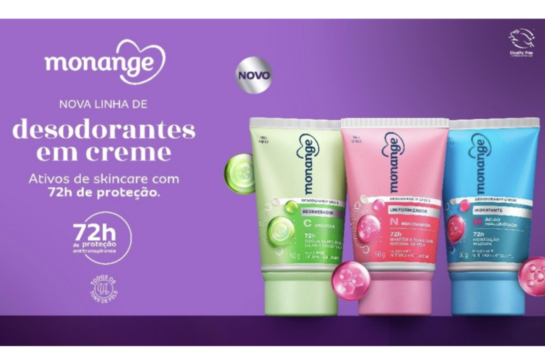 Coty apresenta desodorantes em creme de Monange