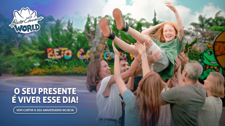 Aniversariante volta a ganhar presente no Beto Carrero World