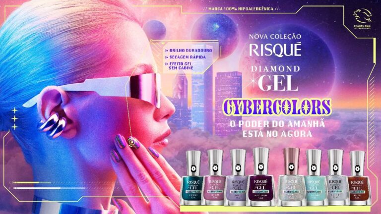 Coty expande portfólio de Risqué Diamond Gel com nova coleção