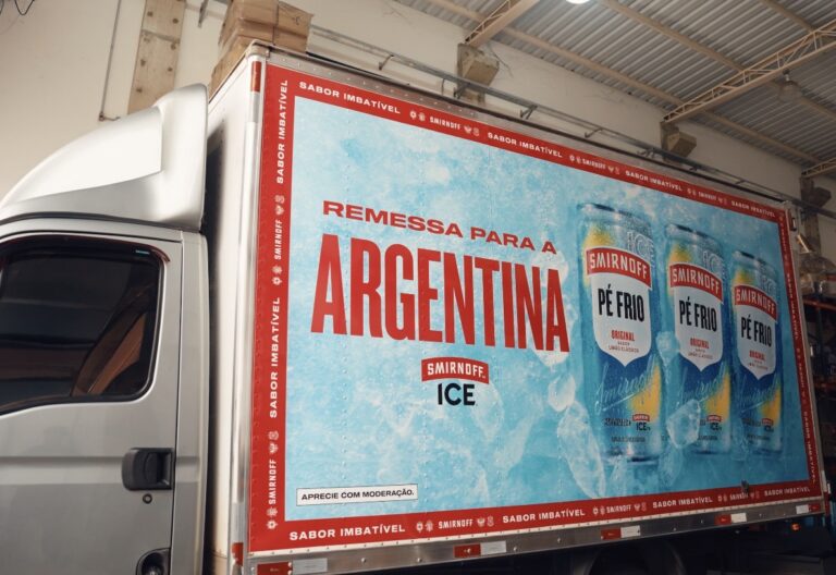 Smirnoff ICE despacha as latas “Pé Frio” para a Argentina