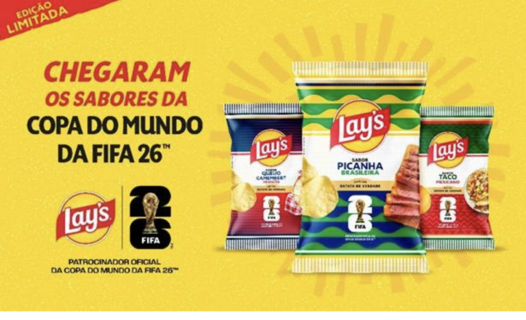LAY’S apresenta três sabores edição limitada para a Copa