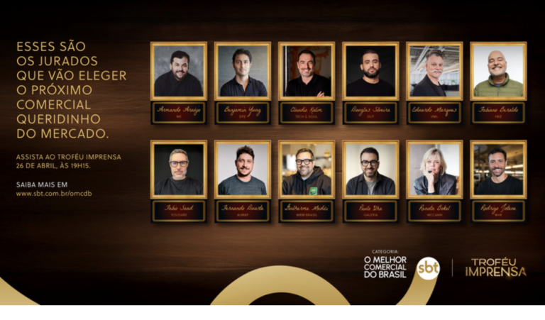 Conheça o júri técnico do “O Melhor Comercial do Brasil” 
