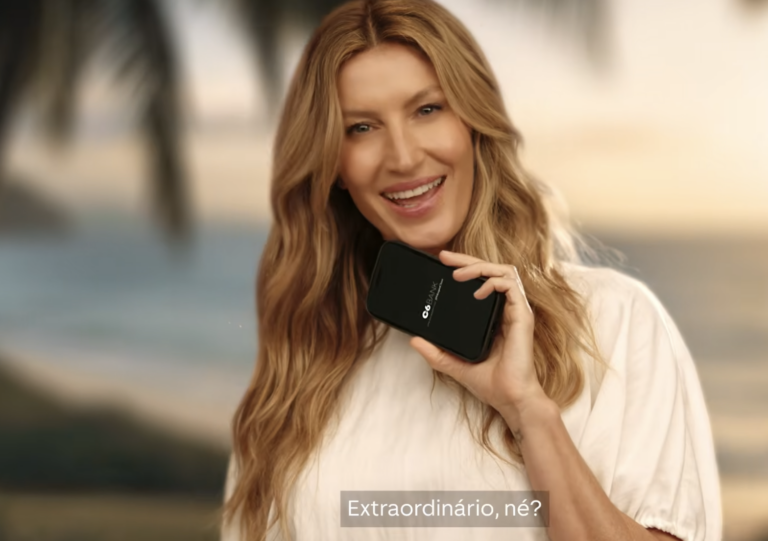 Gisele Büdchen apresenta ferramenta segura do C6 Bank 