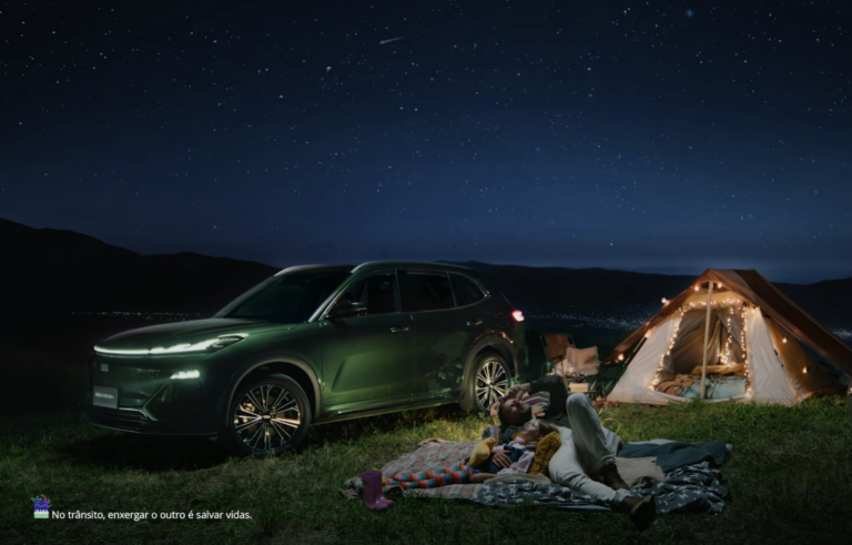  Geely EX5 EM-i leva Rodrigo Hilbert para ver estrelas