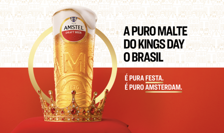 Amstel oferece chopp gratuito no King’s Day