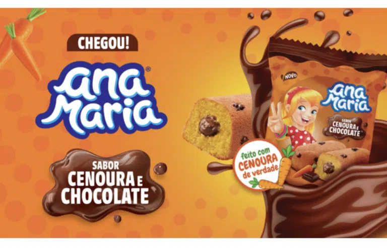 Ana Maria amplia portfólio com cenoura com chocolate