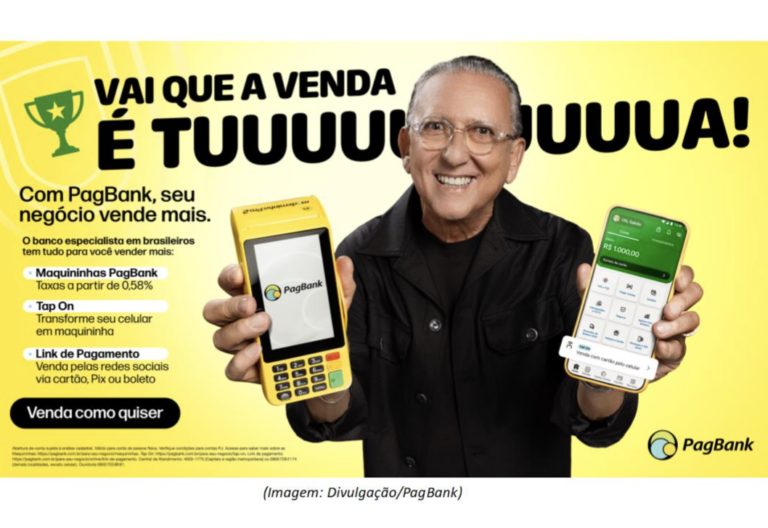 PagBank lança campanha com Galvão Bueno