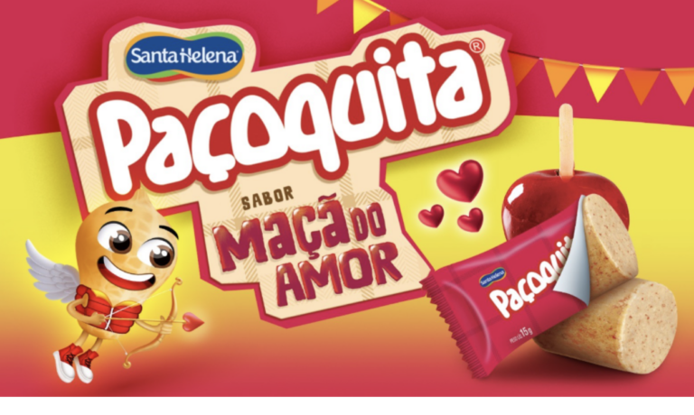 Paçoquita lança sabor Maçã do Amor