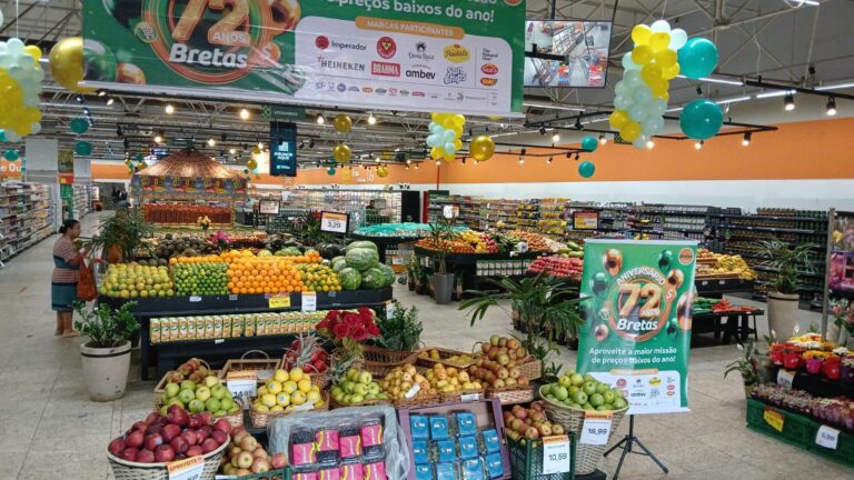Bretas celebra 72 anos com foco na experiência do cliente