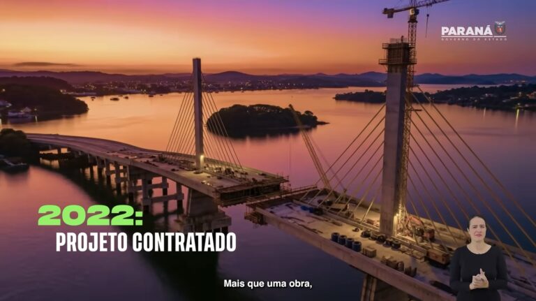 Ponte de Guaratuba ganha filme da Jordi Comunicação