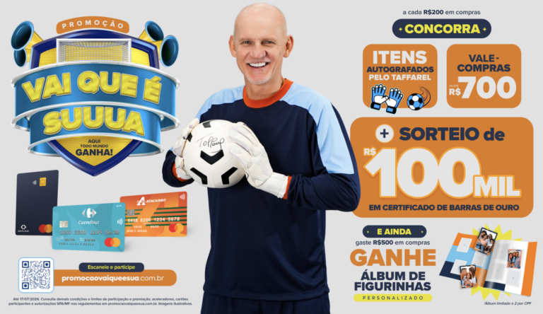 Banco Carrefour lança promoção “Vai que é Sua”